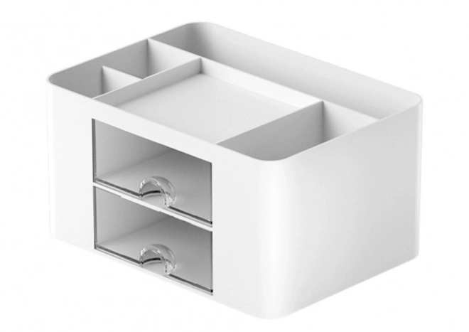 Organisateur de bureau avec tiroirs blancs