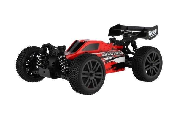 Avtomobil RC Buggy Bonzai Jubatus tout-terrain 30cm plastique 2,4GHz à piles + 2x ensemble supplémentaire dans une boîte 40x14x21 – Rouge