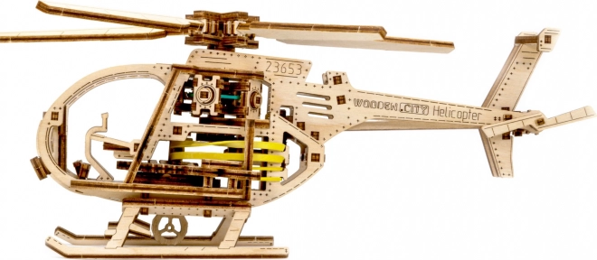 Puzzle 3D en bois hélicoptère