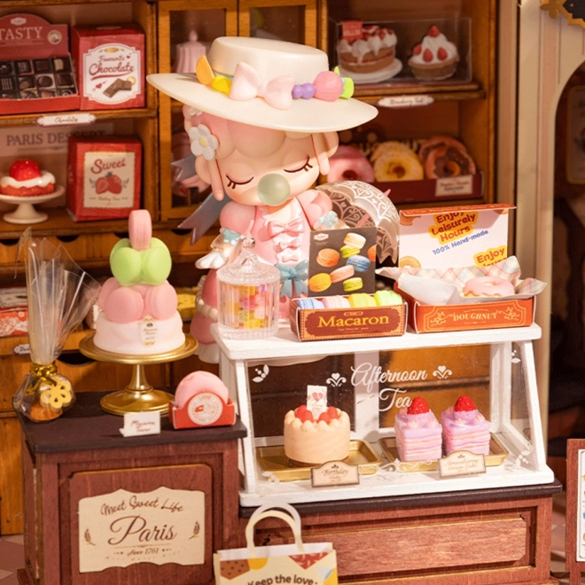 Rolife DIY 3D puzzle en bois Pâtisserie