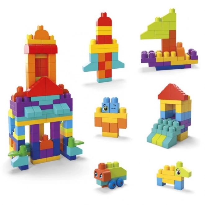 Mega Blocks Grand sac de blocs - bleu (150 pièces)