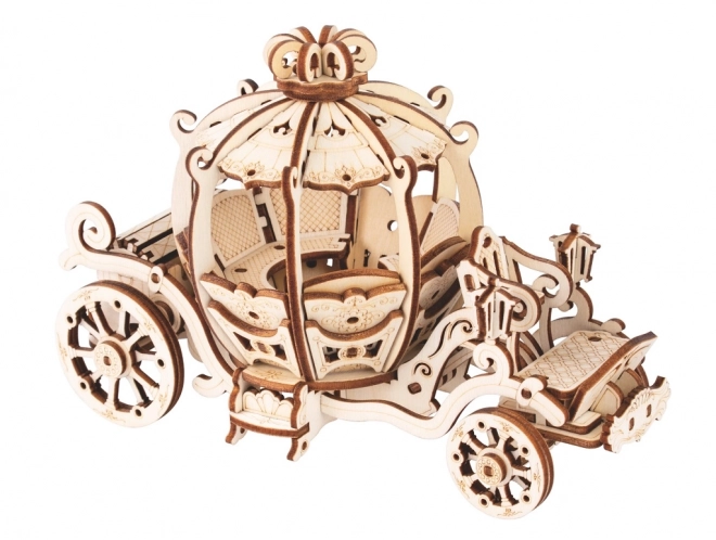 Puzzle 3D en bois Woodcraft Carrosse de conte de fées