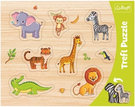 Trefl puzzle à encastrer safari