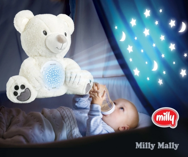 Jouet en peluche avec projecteur Ourson