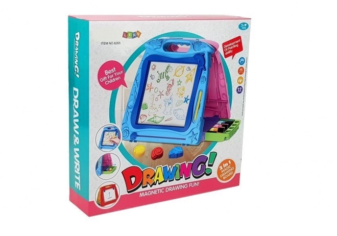 Tableau de dessin Recto-verso Stylos Aimants