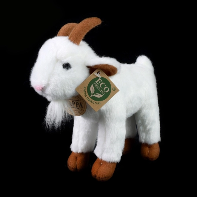 Chèvre en peluche debout 20 cm ÉCOLOGIQUE