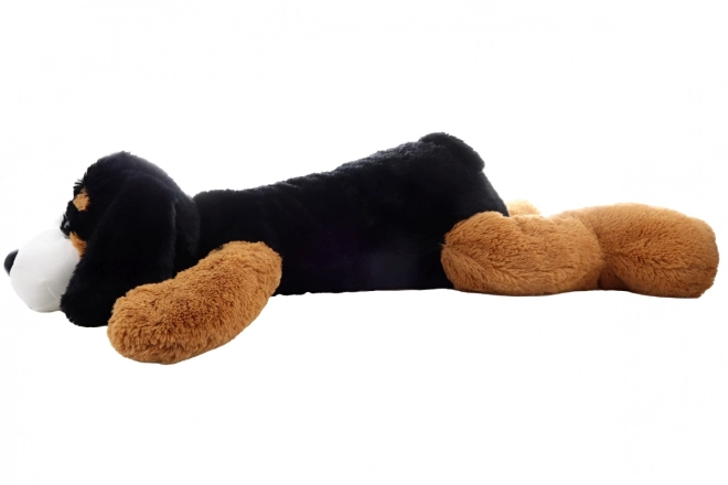 Chien en peluche couché 100 cm