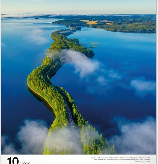 Calendrier mural Eau 2026