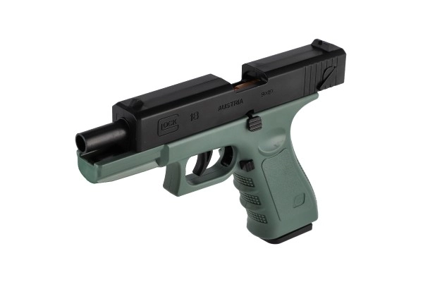 Pistolet à projectiles en mousse avec cible