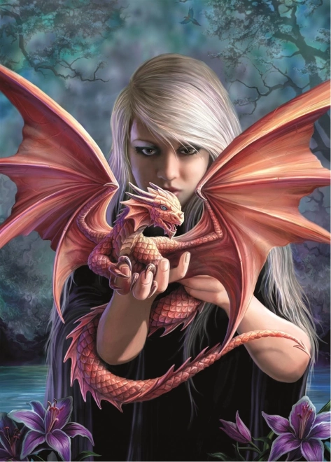 Puzzle 1000 pièces Anne Stokes : Reine des Dragons