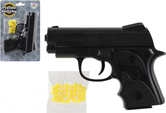 pistolet en plastique à billes 14 cm