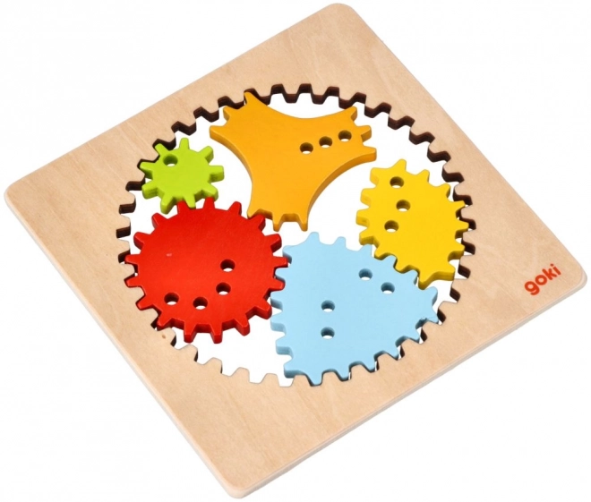 Spirographe en bois Goki