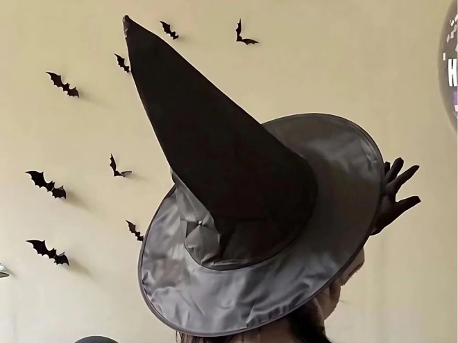 Chapeau de sorcière noir pour Halloween