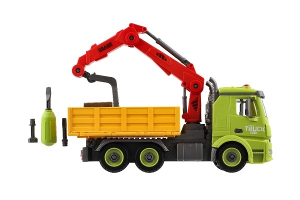 Voiture de construction à visser avec lumière et son