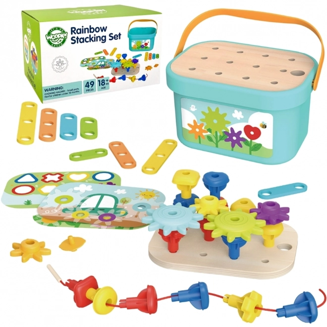 Woopie Green Construction Box Moteur Montessori 12v1