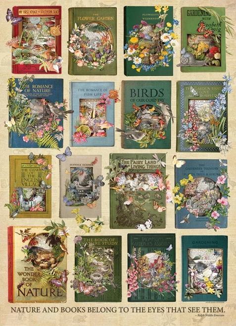 Puzzle COBBLE HILL Nature dans les livres 1000 pièces