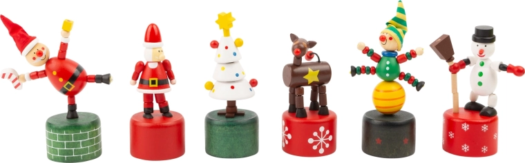 Small Foot Présentoir figurine de Noël dansante 12 pcs