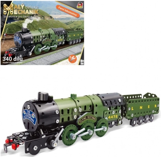 Petit mécanicien locomotive à vapeur avec tender kit de construction