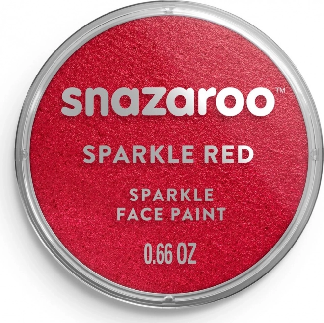 SNAZAROO Peinture Visage Rouges Pailletée 18ml
