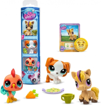 Littlest Pet Shop 3 figurines - différents types
