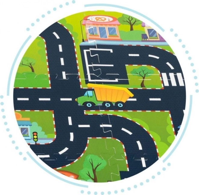 ECOTOYS Puzzle en mousse Ville