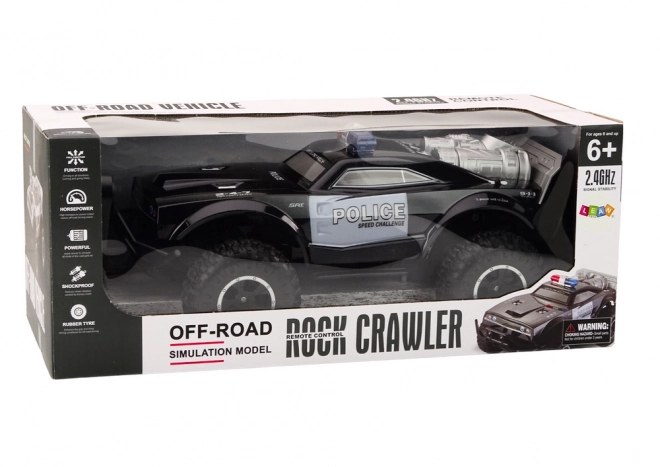 Voiture de police tout-terrain télécommandée RC 1:8
