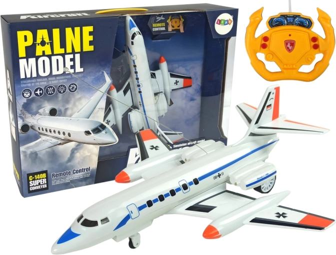 Avion personnel RC avec éclairage et télécommande 40 MHz