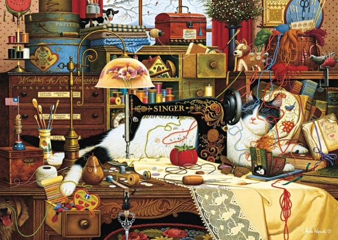 Puzzle Maggie la désordonnée 1000 pièces SCHMIDT