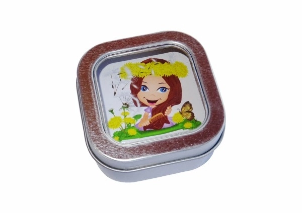 Pexeso L'année des enfants - imperméable, 64 cartes dans une boîte en métal 6x6x4cm