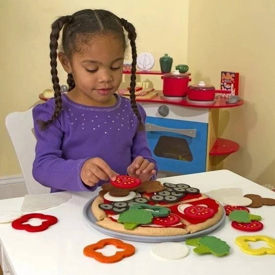 Ensemble de pizza en feutre Melissa & Doug