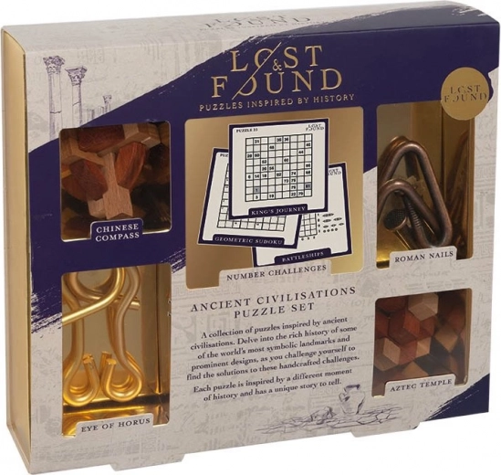 Casse-tête Civilisation Antique 5-en-1 par Professor Puzzle