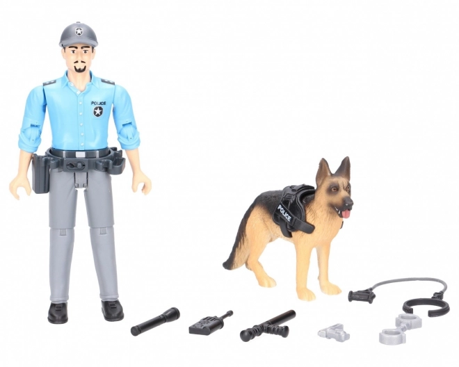Bruder BWORLD Policier avec chien
