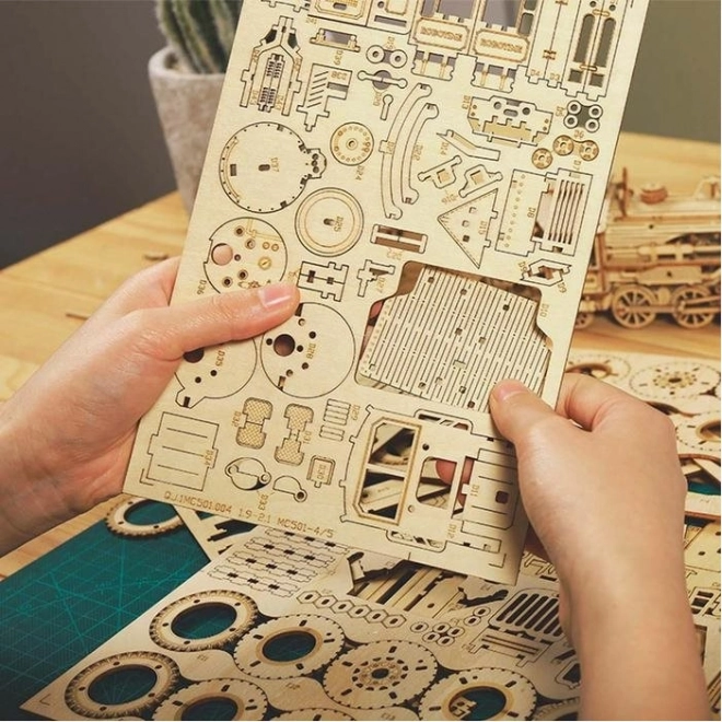 Jeep militaire - Puzzle en bois 3D