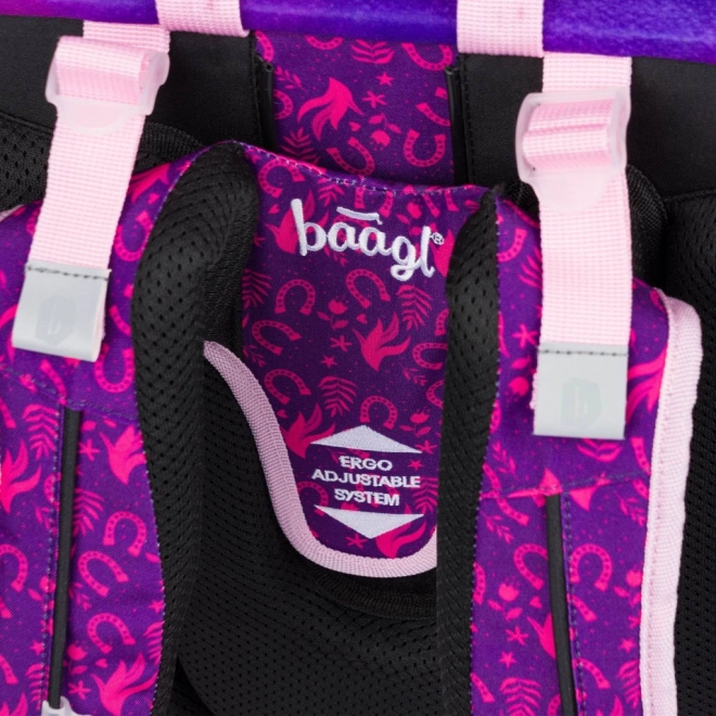 ENSEMBLE BAAGL 3 Ergo Cheval : cartable, trousse, sac