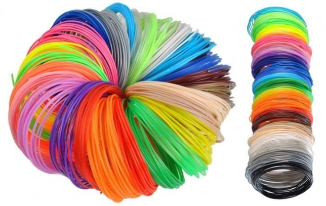 Ensemble de filaments d'impression 3D PLA - 30pcs x 5m