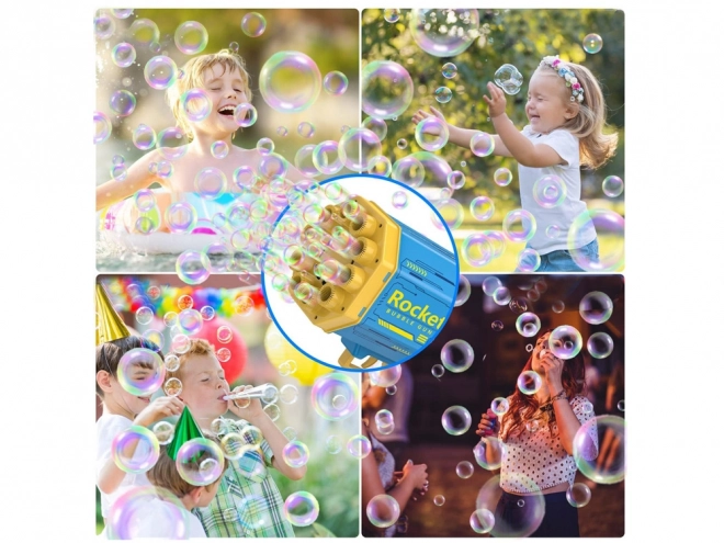 Pistolet à bulles de savon ensemble lumière + liquide pour enfants ZA4976