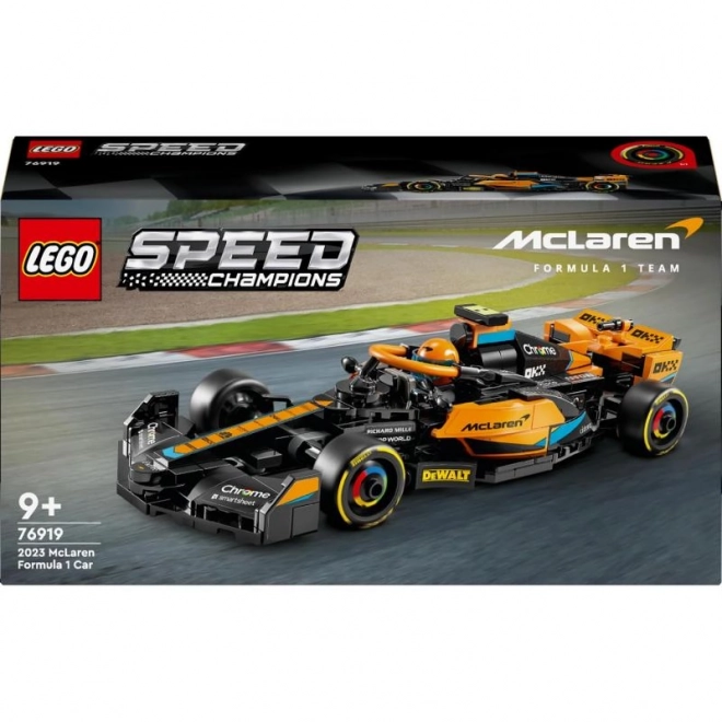 LEGO Speed Champions 76919 Voiture de course McLaren Formule 1 2023