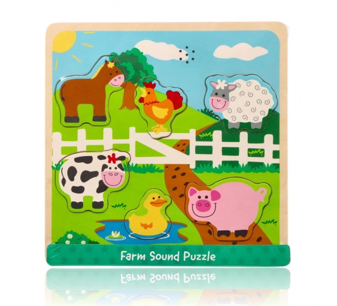 Puzzle sonore - animaux de la ferme