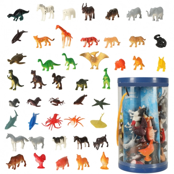 Figurines d'animaux - mélange 48 pcs