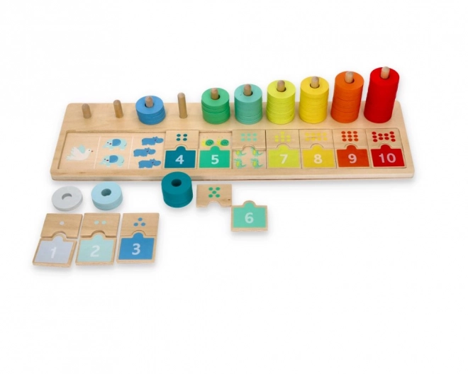 Puzzle en bois Apprenons à compter