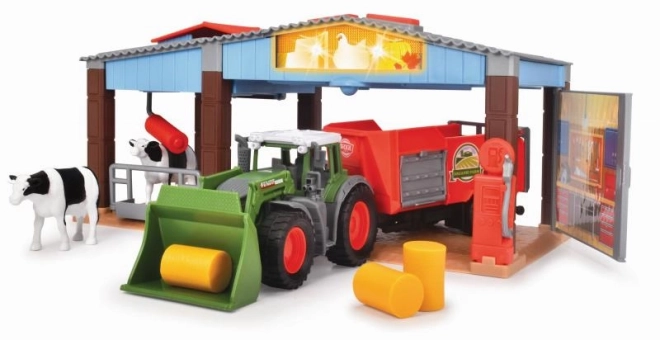Ferme avec tracteur Fendt