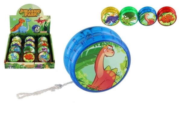 Jojo dinosaures lumineux plastique 6cm à piles mélange de types 12pcs en boîte