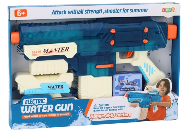 Pistolet à eau M416 à accumulateur, 500 ml, portée 8-10 m