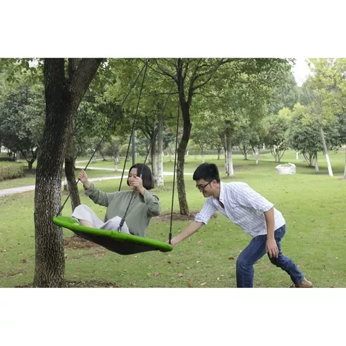 Balanoire Nid de Cigogne 120cm vert-noir 23515