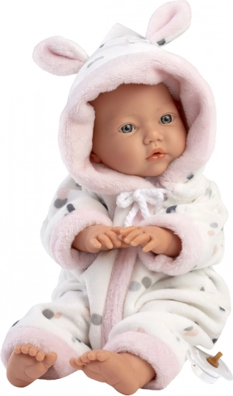 Poupée réaliste bébé LITTLE BABY avec corps en tissu souple 32 cm