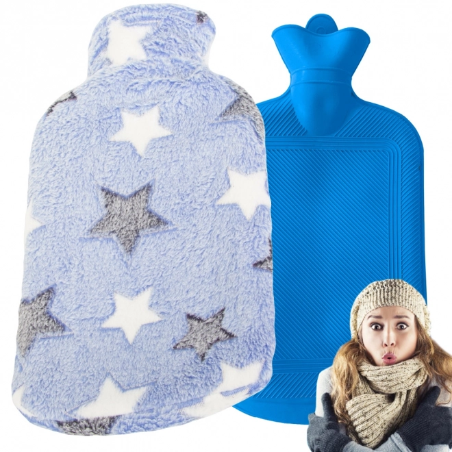 Chauffe-eau avec housse en peluche motif étoiles