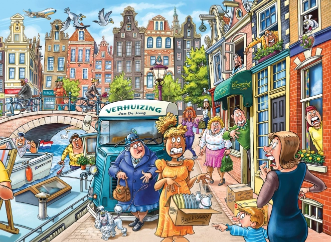Puzzle Jumbo Wasgij 45: Déménagement 1000 pièces