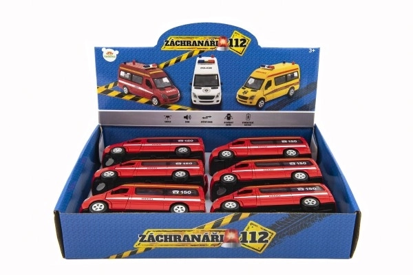 Camion de pompiers avec lumières 15 cm