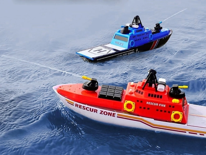 Bateau de Sauvetage Pompiers Télécommandé