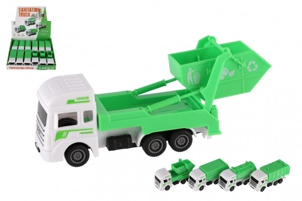 Voiturette en plastique des services municipaux 12 cm avec fonction à remonter